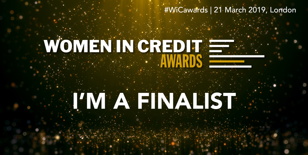 Claire Januszczak shortlisted as a finalist in the 2019 Women In Credit Awards