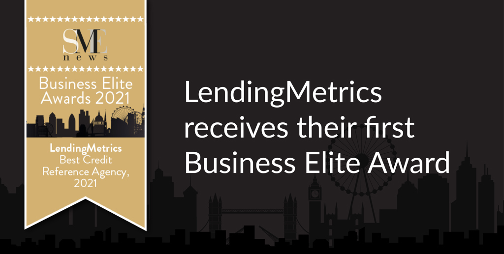 LendingMetrics are pleased to have been recognised by AI Global Media as the 2021 ‘Best Credit Reference Agency’