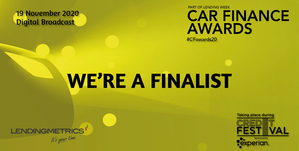 LendingMetrics finalist in two categories at the Car Finance Awards