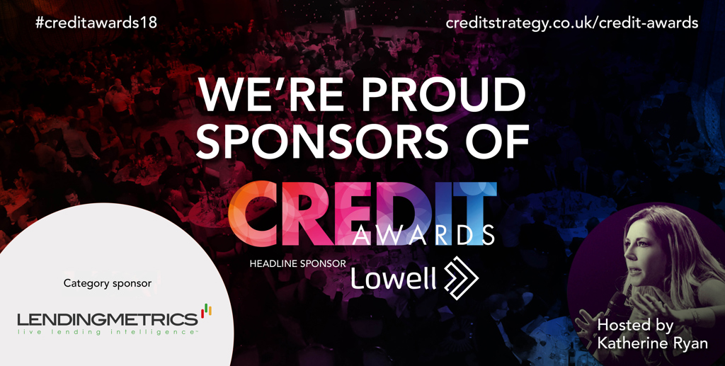 LendingMetrics to sponsor the Credit Awards